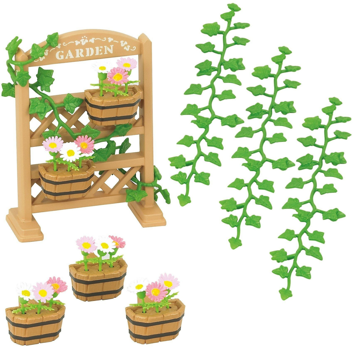 Sylvanian Families Set de décorations florales et jardinière