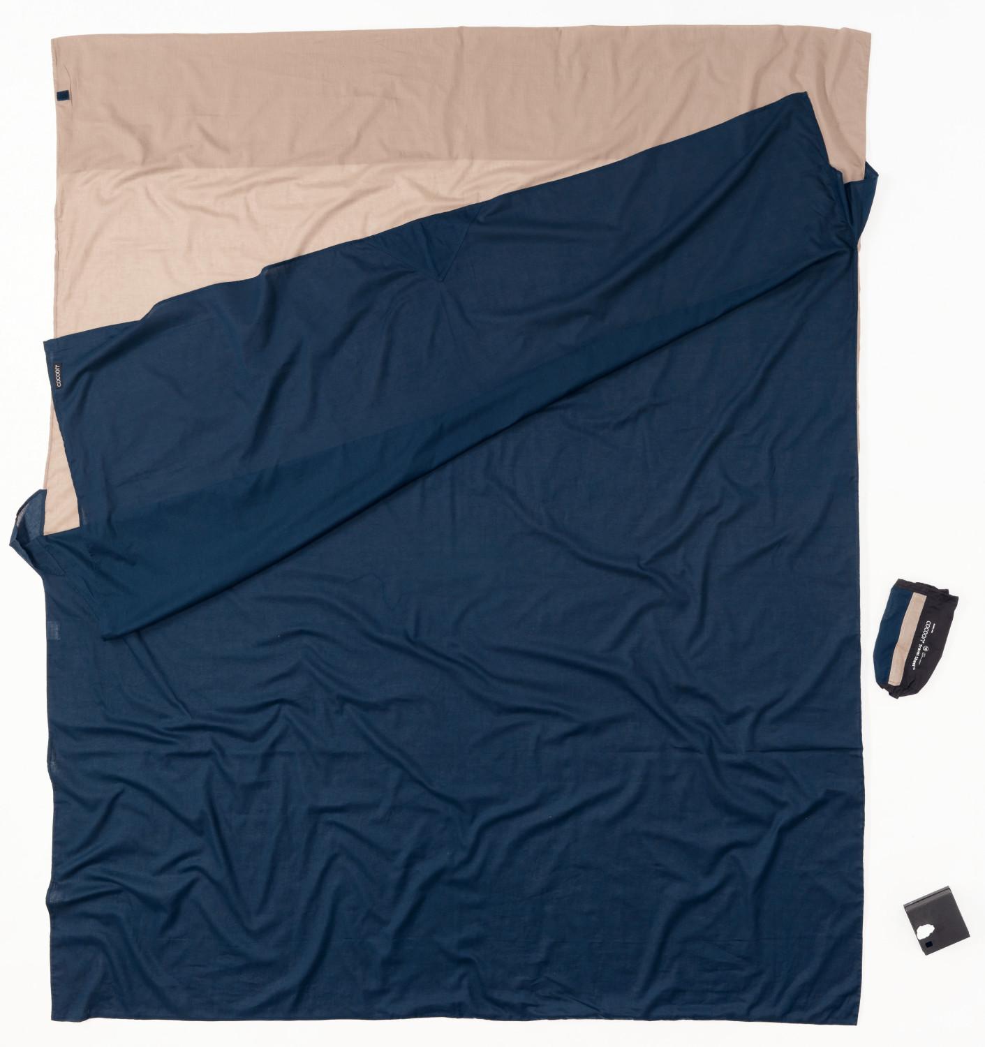Cocoon TravelSheet coton égyptien (marron)