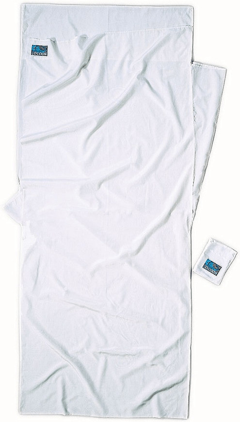 Cocoon TravelSheet soie/coton (reg, natural blanc)