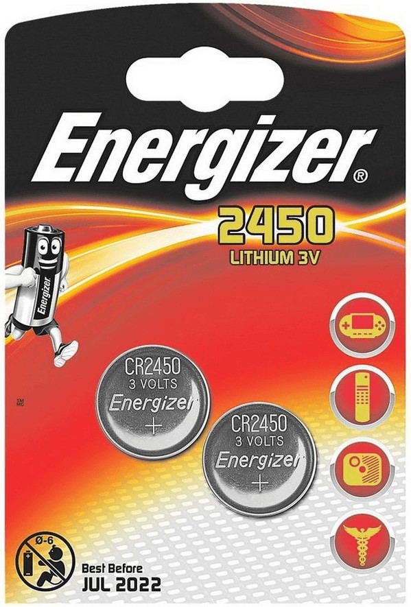 Energizer CR 2450 3V 620mAh (2 pcs.)