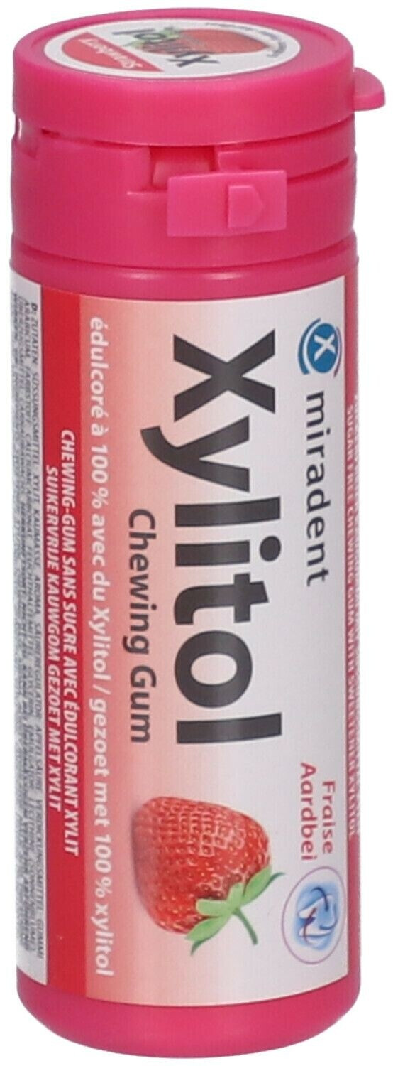 Miradent Xylitol Kaugummi For Kids Erdbeere (30g) ab € 2,17