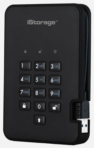 iStorage diskAshur 2-SSD 512 Go noir