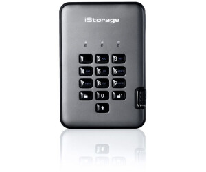IStorage DiskAshur PRO3 – SSD Portable Sécurisé 1 To – Cryptage Matériel AES 256 Bits, Clavier PIN, Certifié FIPS 3 – Résistant Eau Et Poussière