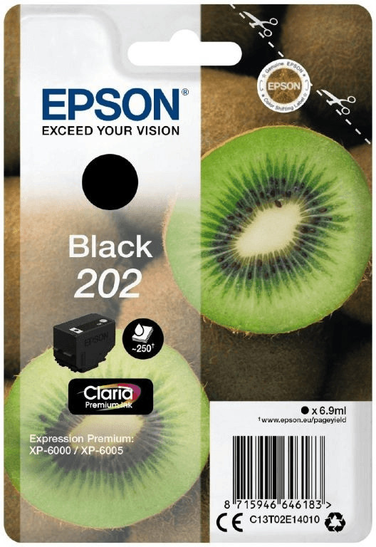 Epson 202 noir (C13T02E14010)
