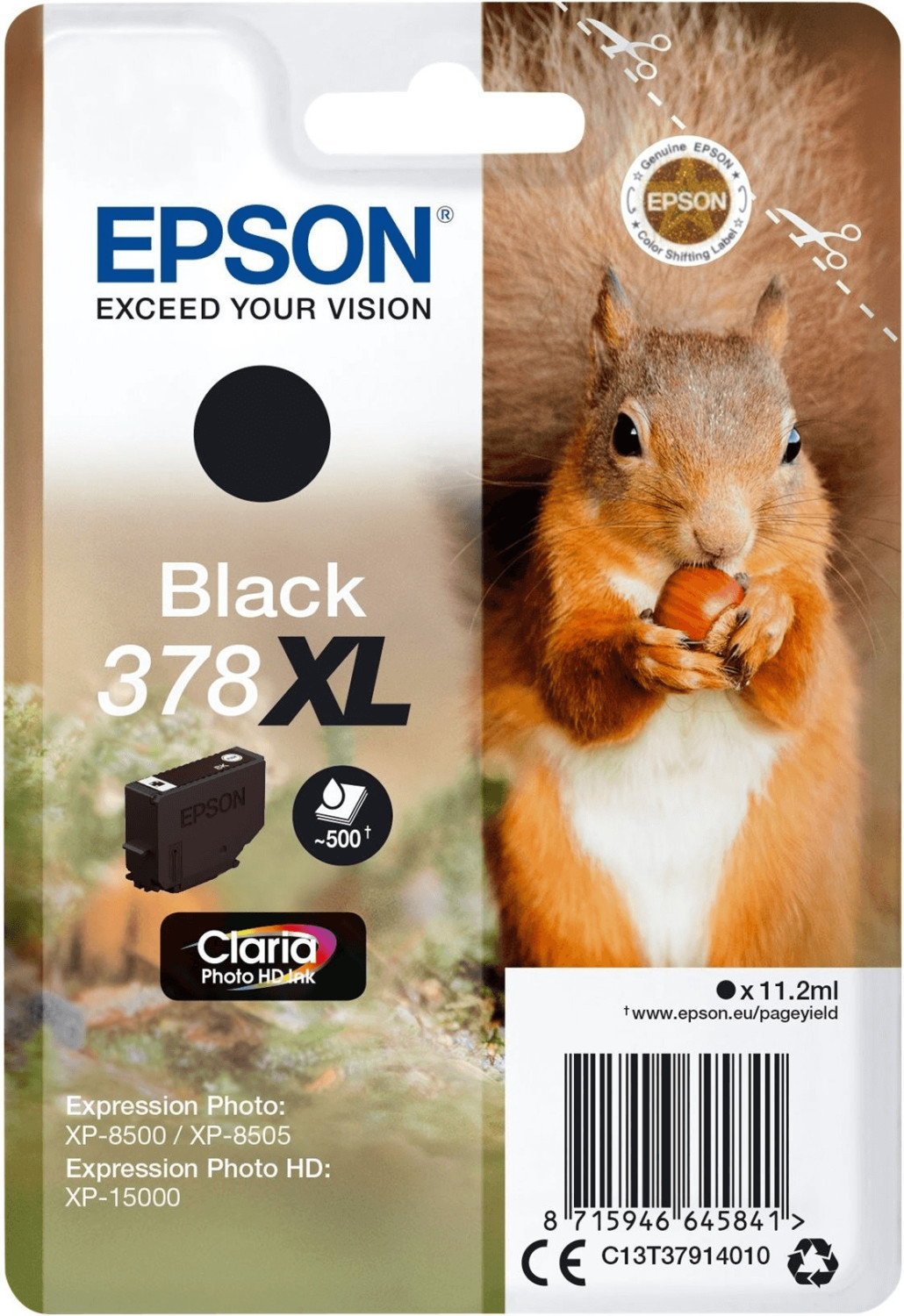 Epson 378XL noir (C13T37914010)