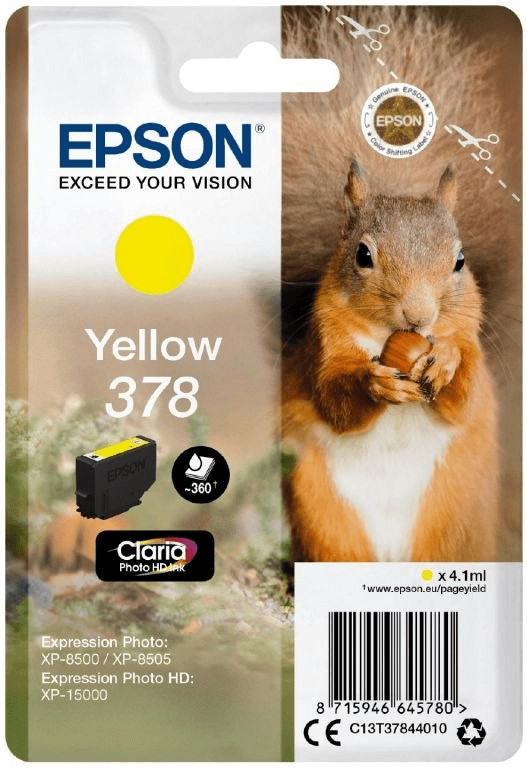 Epson 378 jaune (C13T37844010)