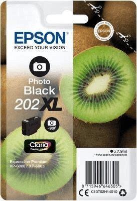 Epson 202XL photo noir (C13T02H14010)