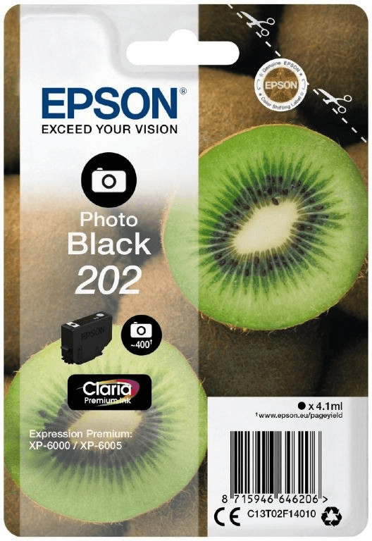Epson 202 photo noir (C13T02F14010)