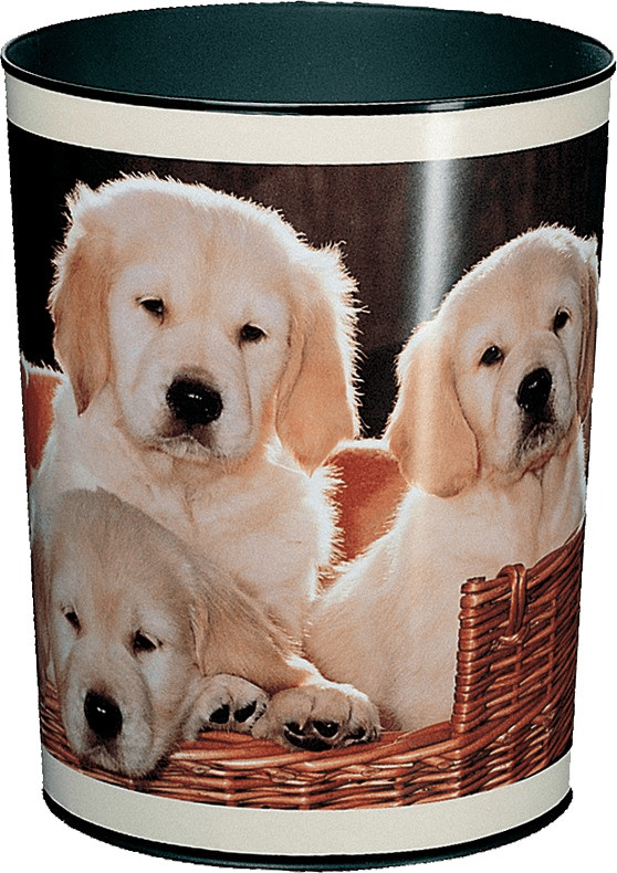 Läufer Corbeille à papier 13 L chiens