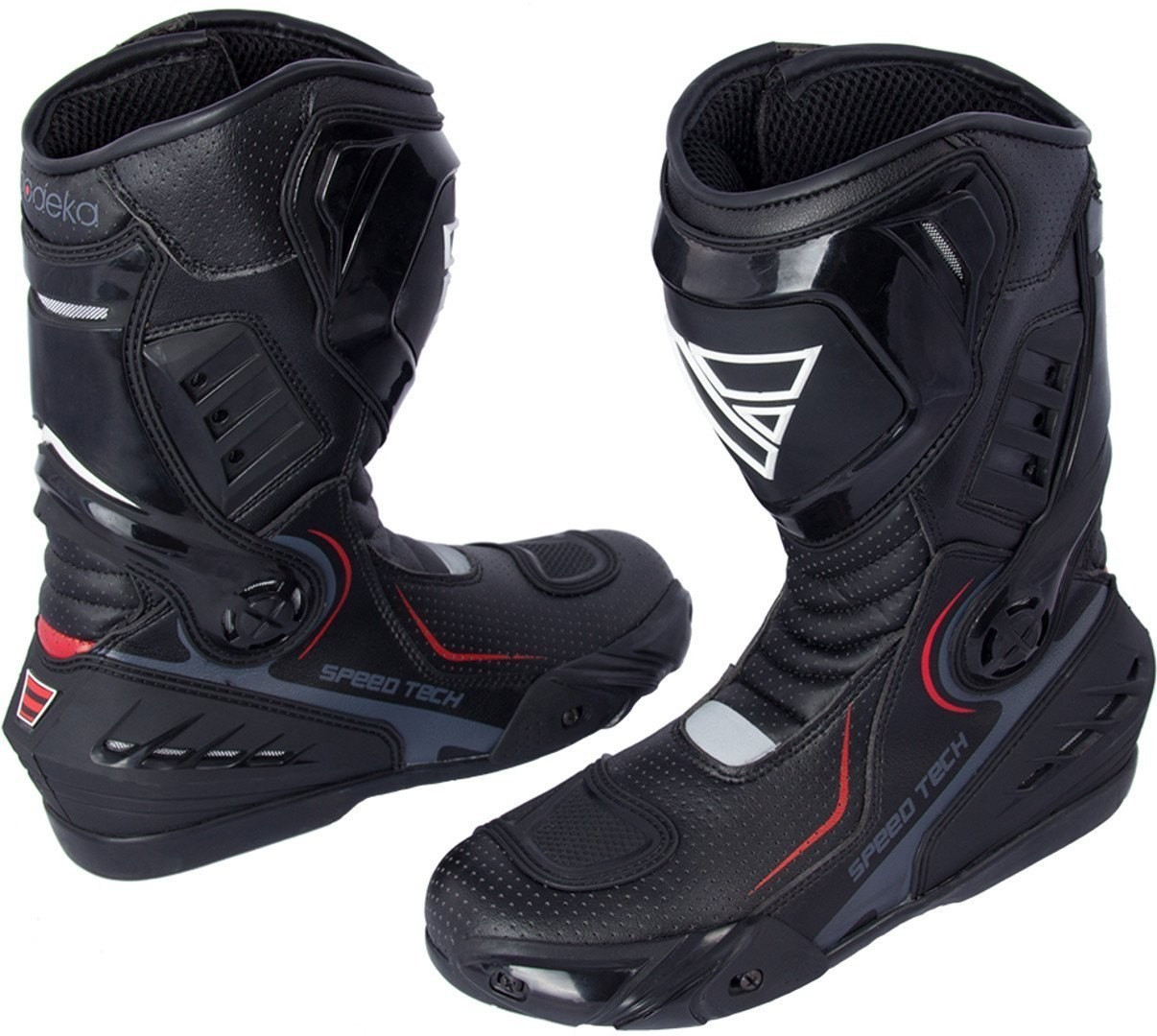Modeka Bottes Speed Tech noir