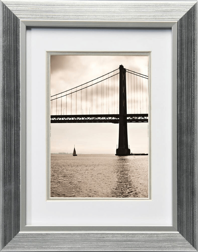 Henzo Plastic Picture Frame Frisco Bay 40x50 silver