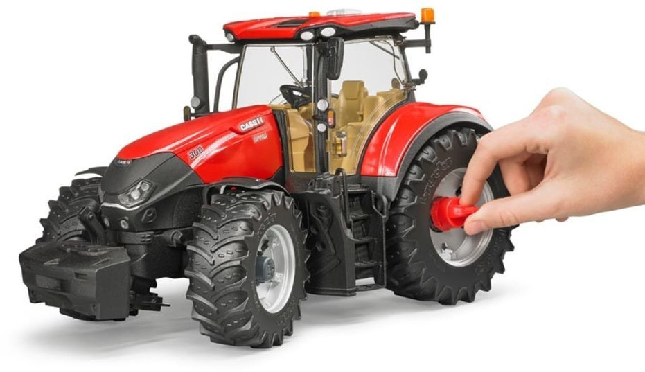 Bruder tracteur Case IH Optum 300CVX avec remorque, Commandez facilement  en ligne