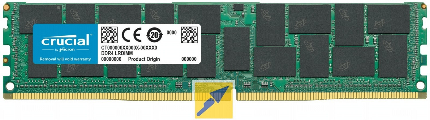 Crucial 64GB DDR4-2666 CL19 (CT64G4LFQ4266)