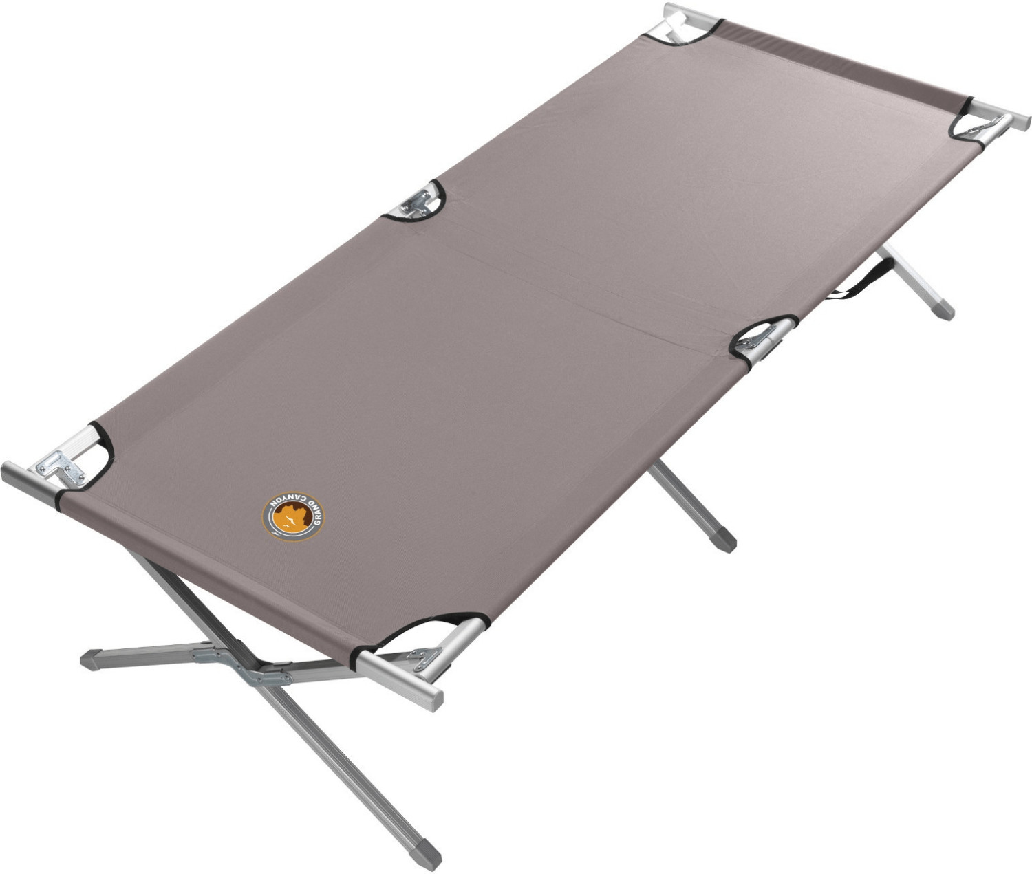 Grand Canyon Lit pliant en aluminium (210 x 80) gris