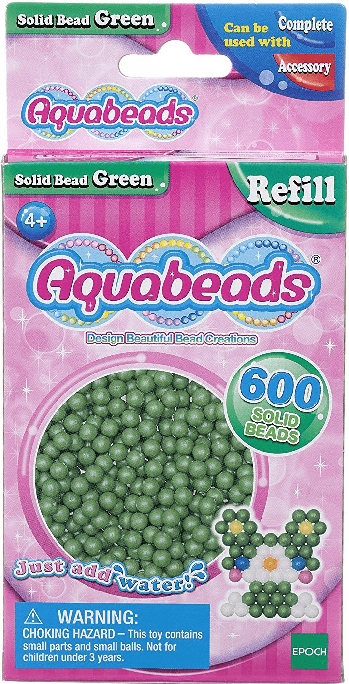 Aquabeads Recharge de 600 perles vertes