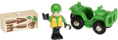 Brio 4X4 forestier et personnage (33798)