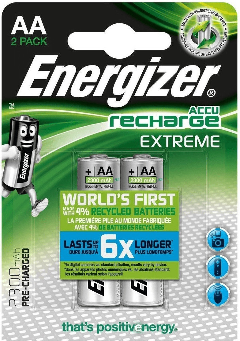 Energizer Recharge Extreme Mignon AA 1.2V 2300mAh (2 pcs.)