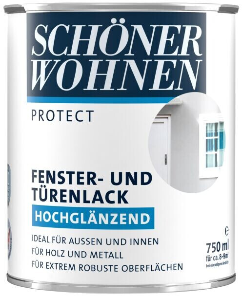 Schöner Wohnen Fenster und Türenlack 750 ml reinweiß ab