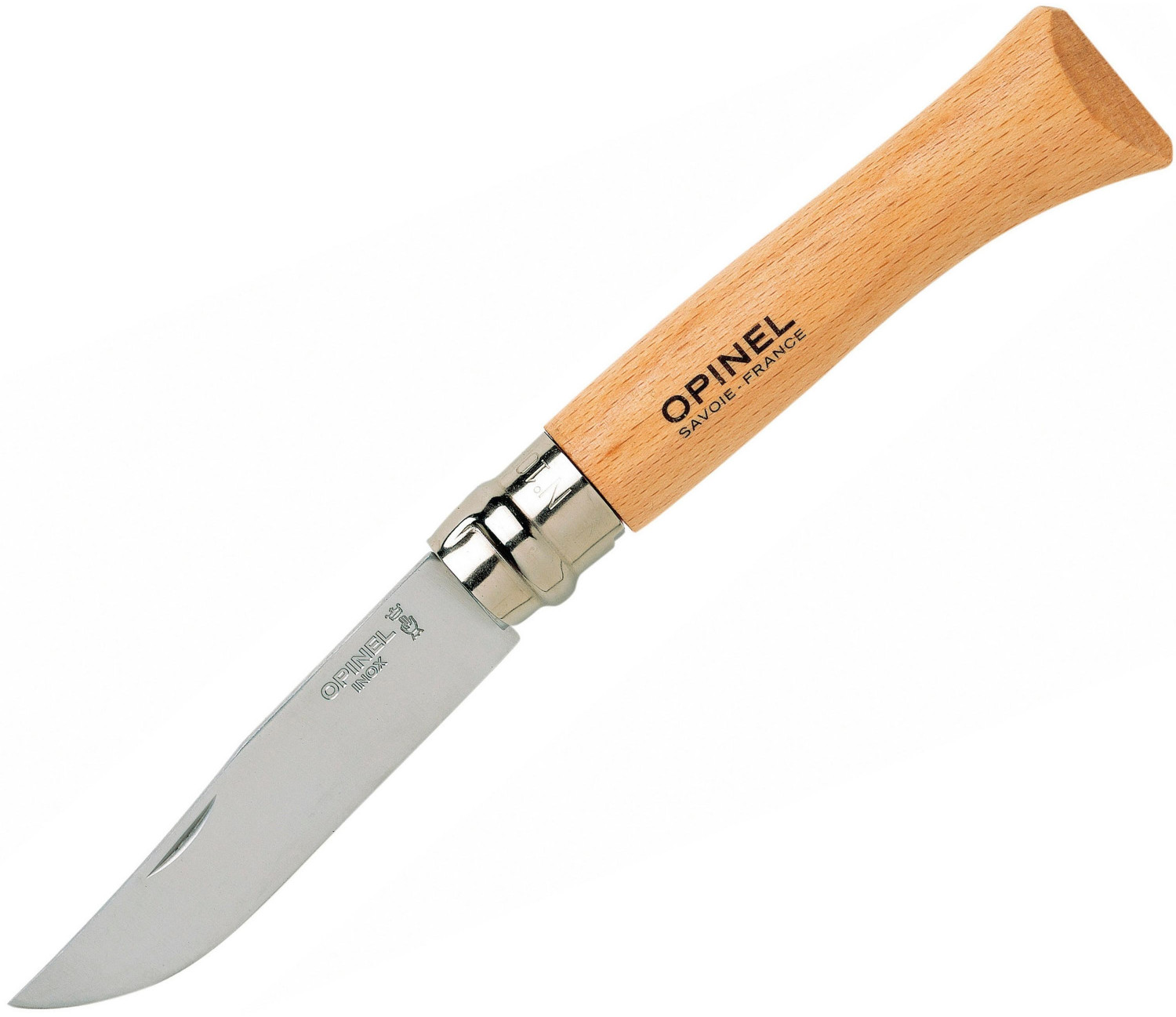 Opinel N° 8 Carbon (hêtre, nature)