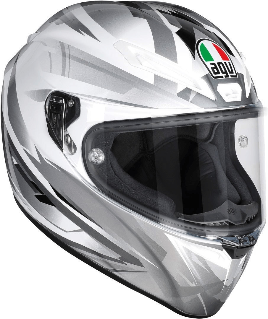 Photos - Motorcycle Helmet AGV Veloce S Multi Freccia white 