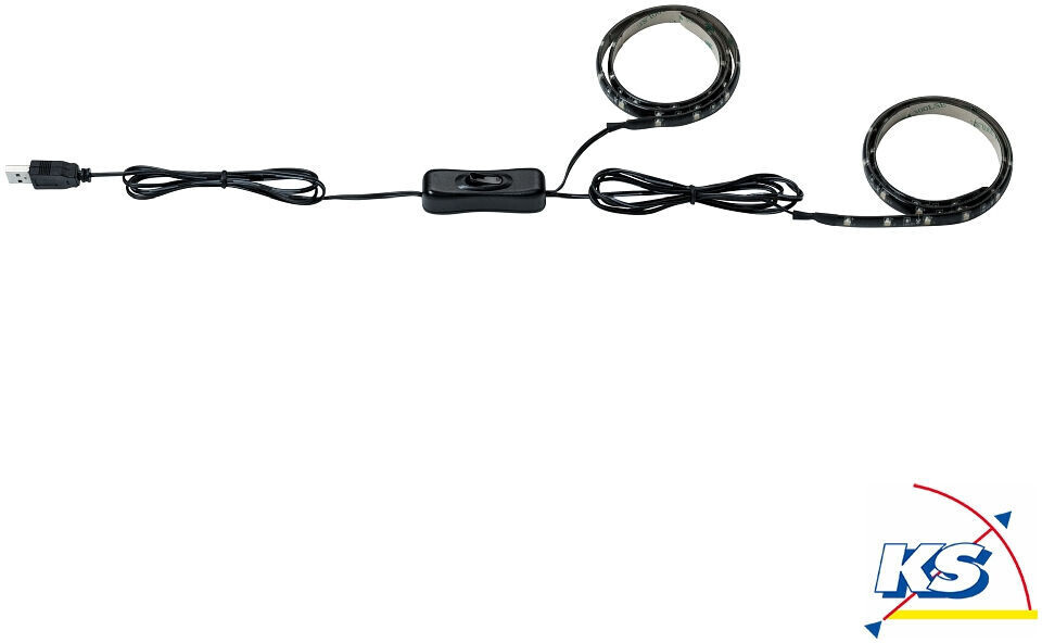 Paulmann No. 70705 LED-Strip 2W Warmweiß mit USB-Anschluss 2x50cm -->  Leuchten & Lampen online kaufen im Shop lightkont