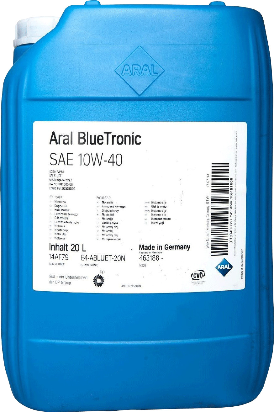 5 Liter Aral Blue Tronic 10W-40 Motoröl 10W40 MB 229.1 – Levoil