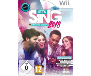 Let's Sing 2018 mit Deutschen Hits + 2 Mikrofone (Wii)