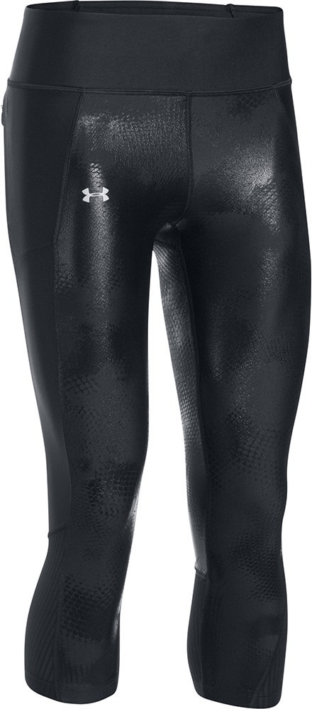 Under Armour Fly by Printed Tights black reflective (013)