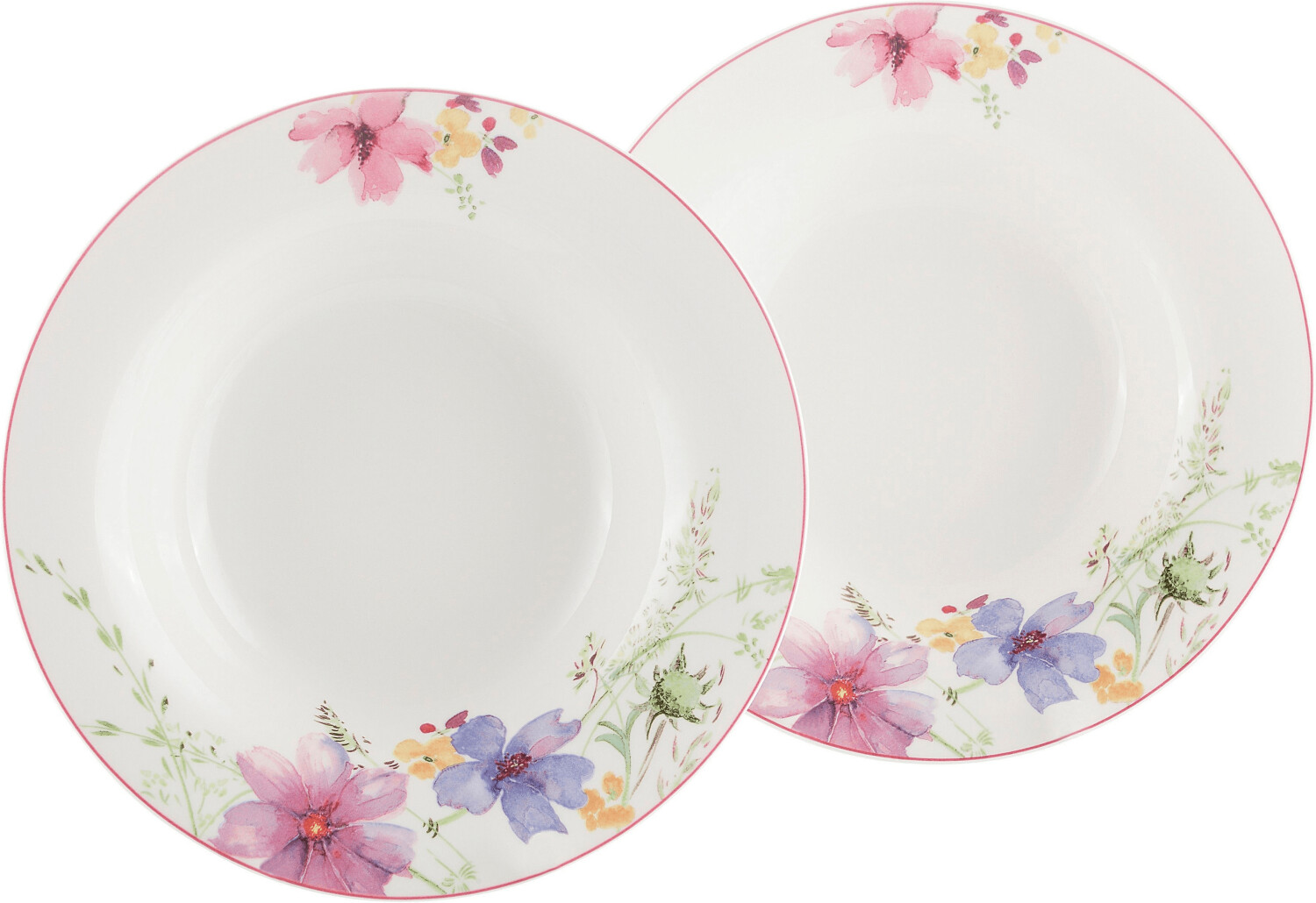 Villeroy & Boch Assiette à soupe Mariefleur basic 23 cm (2 pièces)