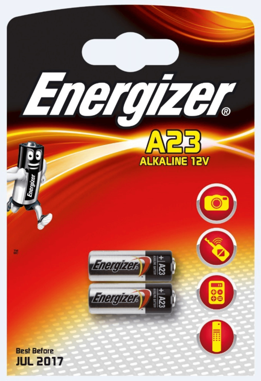 Energizer Pack de 2 piles A23 12V