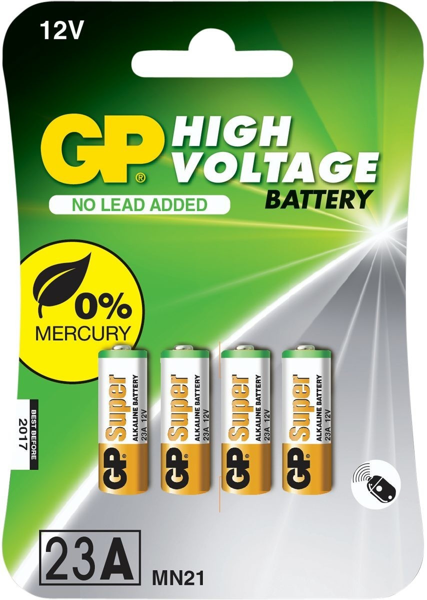 GP High Voltage 23A 12V (4 St.) ab 3,14 €