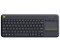 Logitech K400 Plus Wireless Touch Tastatur (black)(CH)