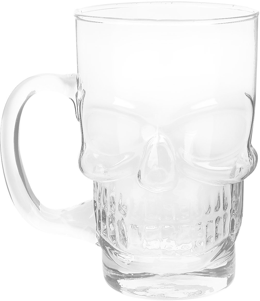 Out Of The Blue Verre à bière tête de mort