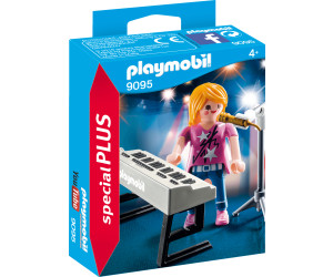 Playmobil Frau Musikerin mit Keyboard & Mikrofon 