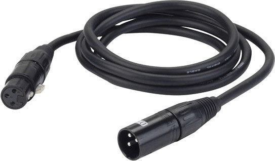 DAP FL0910 DMX XLR-M / XLR-F 3 Pins, 10 Meter