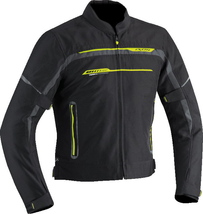 IXON Blouson Zetec Light noir/gris/jaune