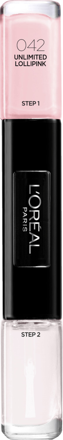 L'Oréal Infaillible 2 en 1 - 042 Unlimited Lollipink (2x5 ml)