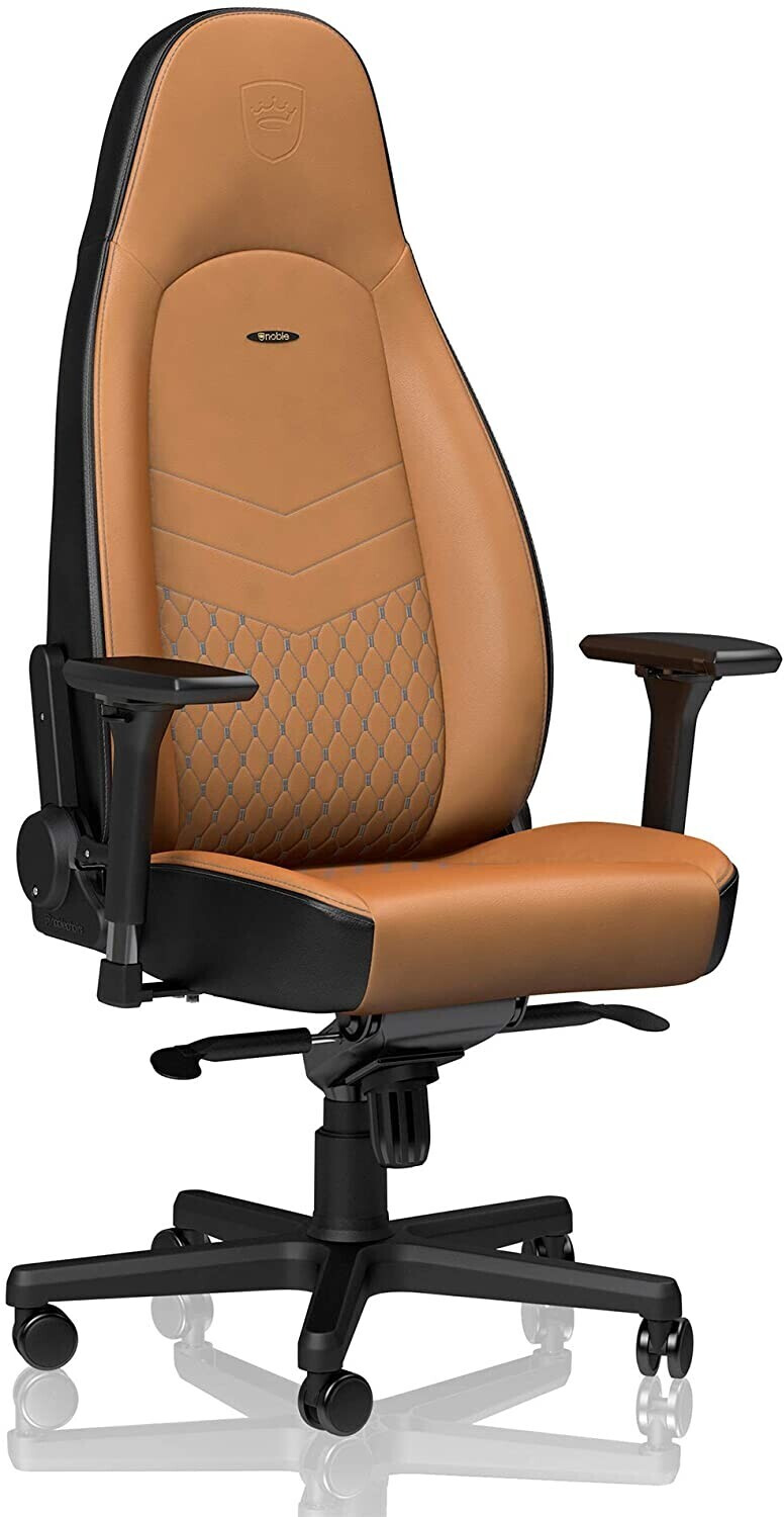 Noblechairs Icon cognac/noir (cuir véritable)