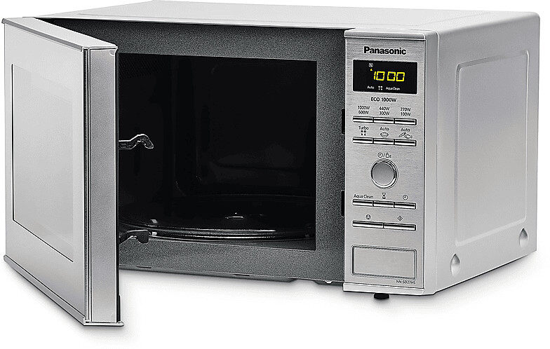 Panasonic NN-SD28HSGTG Inverter Mikrowelle (1000 Watt, Solo Mikrowelle, 23  Liter) edelstahl-schwarz : : Küche, Haushalt & Wohnen