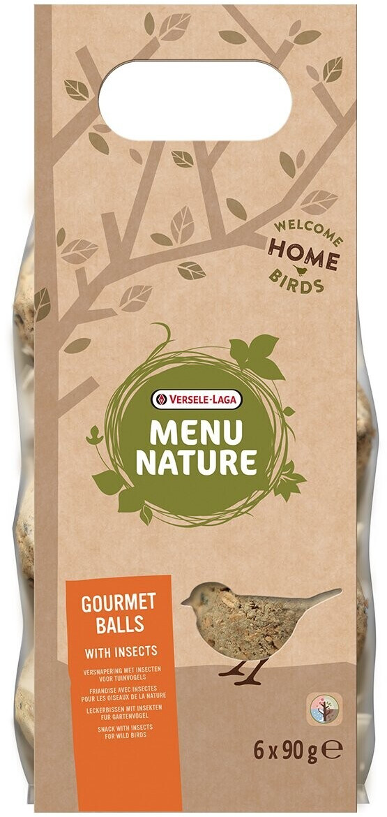 Versele-Laga Menu Nature Gourmet Balls with insects 6x90g