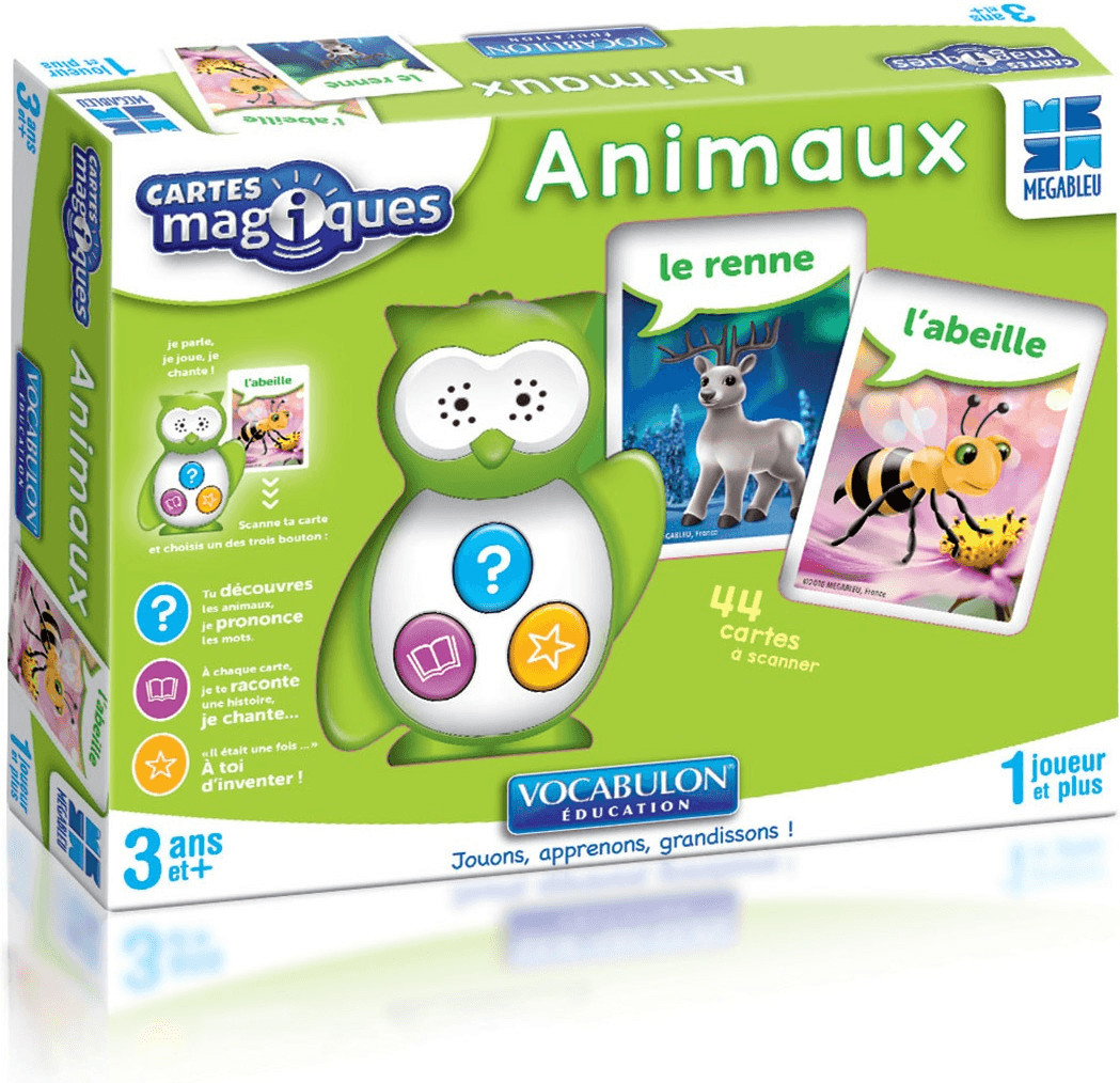 Megableu Cartes magiques - Animaux