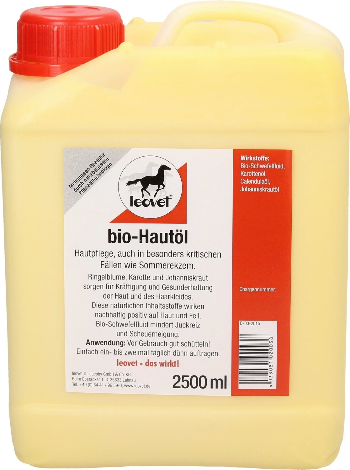Leovet bio-Skin Oil 2.5l