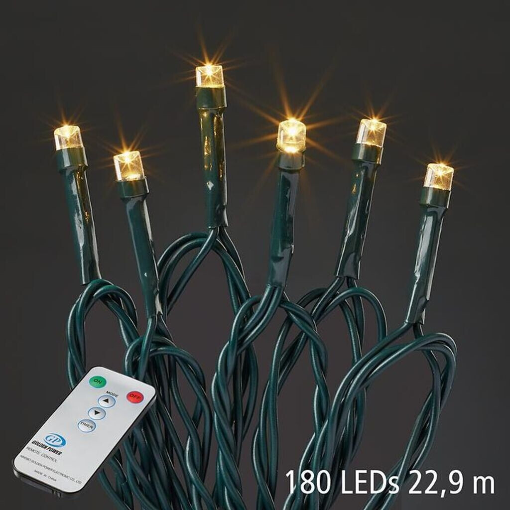180er warmweiß LED-Lichterkette bei 24,13 Hellum (577150) € ab Preisvergleich Infrarot-Fernbedienung | mit