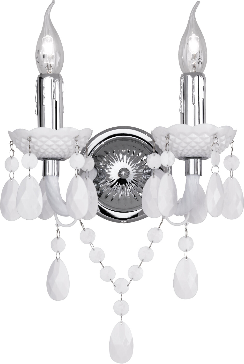 Trio Applique 2 bras blanche