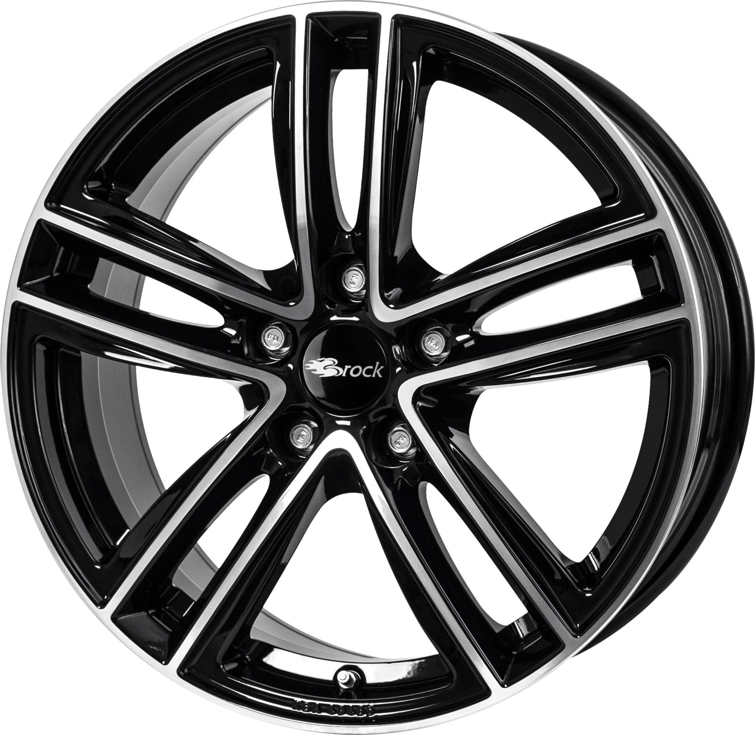 RC Design RC27 (8x19) black glossy polished