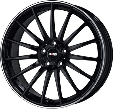 Platin P75 (7.5x17) black lip polished