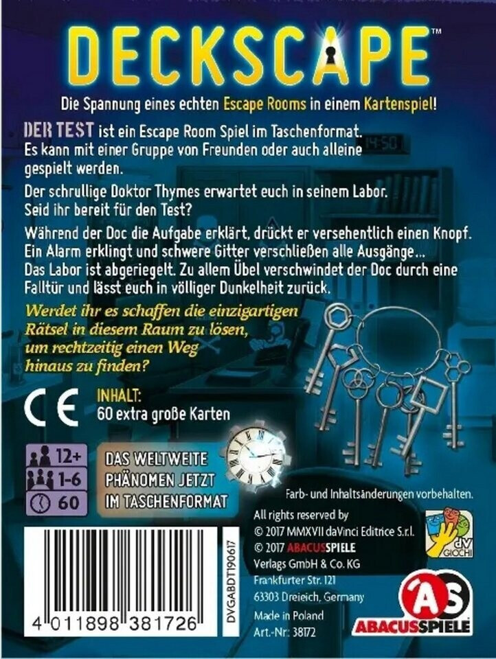 Deckscape - Der Test ab 7,79 € | Preisvergleich bei idealo.de