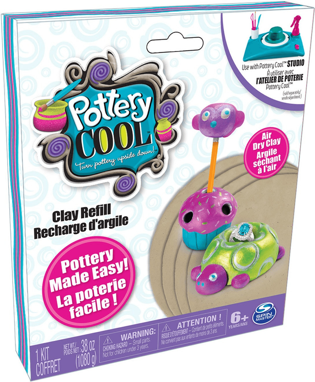 Spin Master Recharge d'argile Pottery Cool