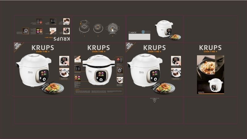 Krups Multicuiseur Cook4Me+ blanc/gris [ Produit en allemand ]