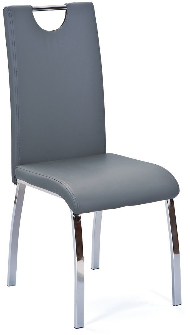 Inter Link Lot de 2 chaises Utah gris